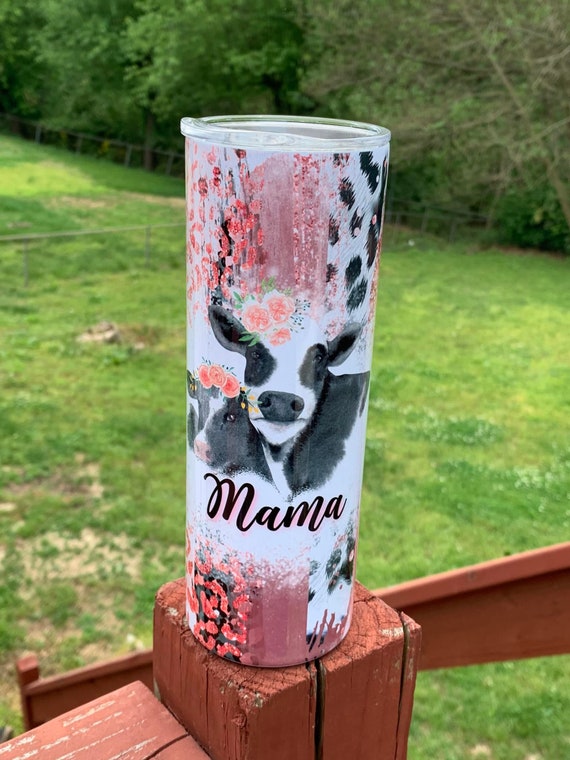 mama tumbler, mama coffee cup, mama cow tumbler, cow mama tumbler, pink cow  tumbler, cow coffee cup, cow water cup