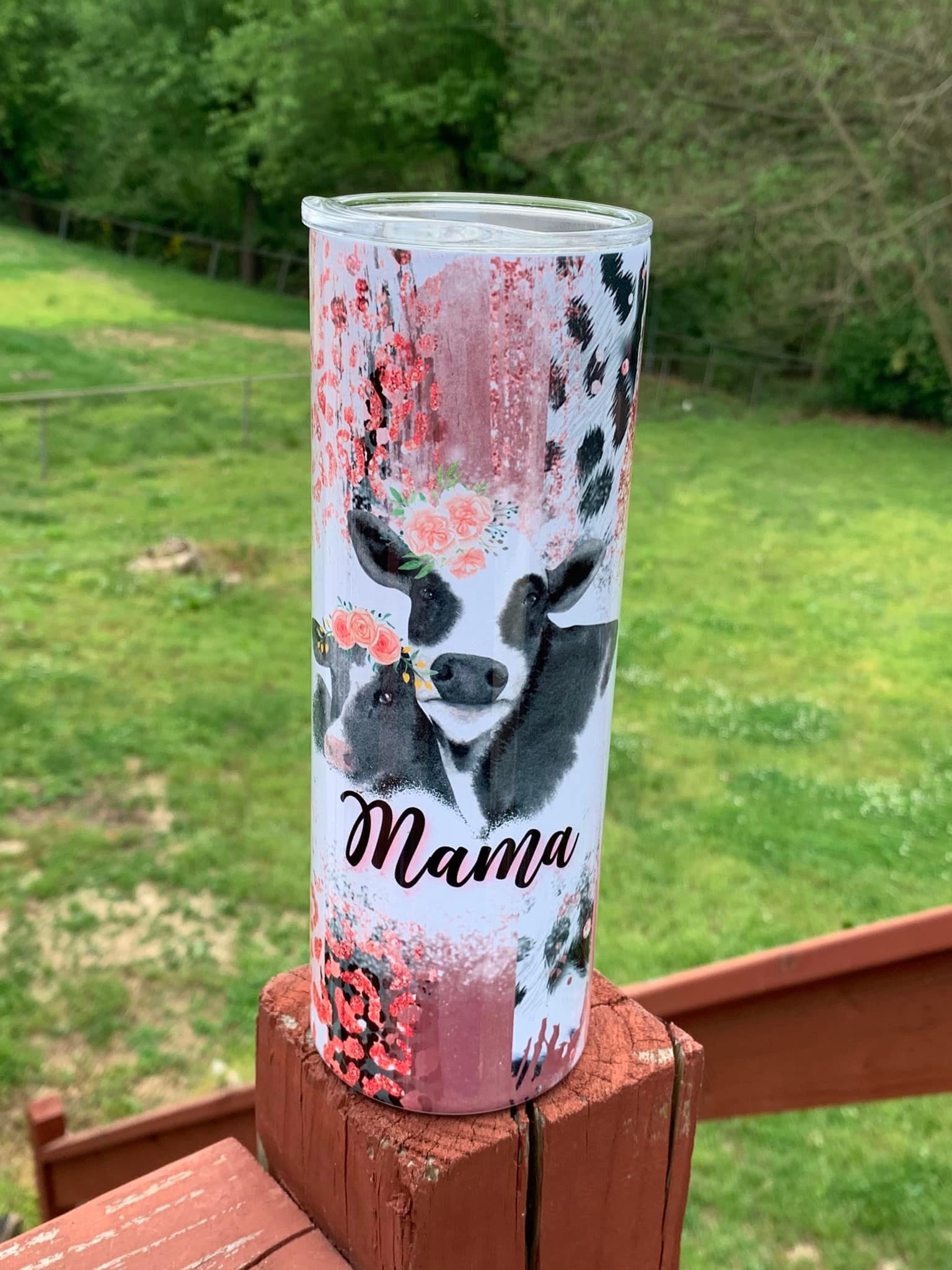 Mama cow print tumbler – Country Impressions Boutique