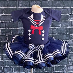 sailor outfit, nautical outfit, sailor tutu, sailor tutu outfit, nautical tutu outfit, nautical shirt, navy tutu, navy outfit, navy shirt