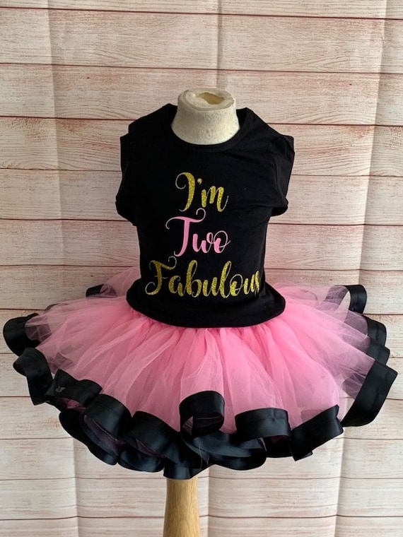 Im Two Fabulous Outfit Two Fabulous Shirt Two Fabulous Birthday Shirt Two Fabulous Birthday Outfit Im Two Fancy Birthday Outfit Etsy