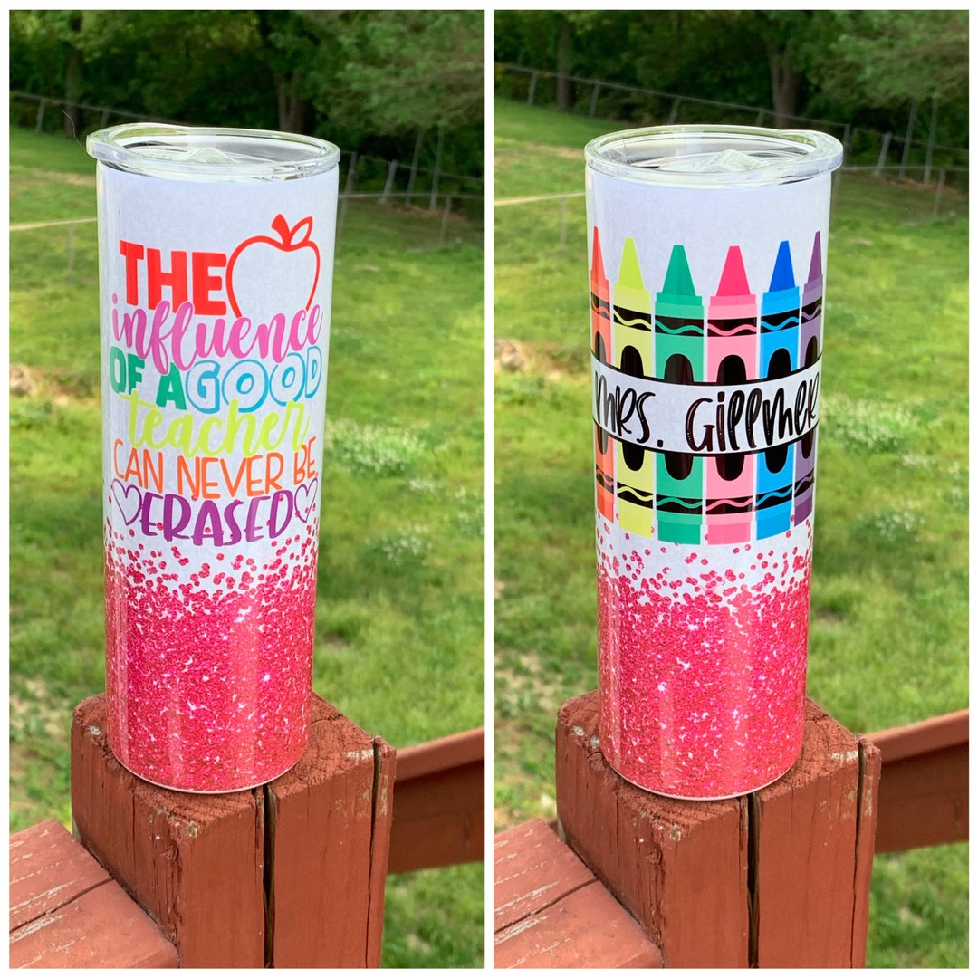 Teacher Tumbler Teacher Gift Teacher Skinny Tumbler Teacher Etsy