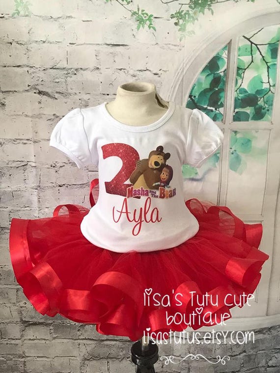 masha and the bear birthday dress