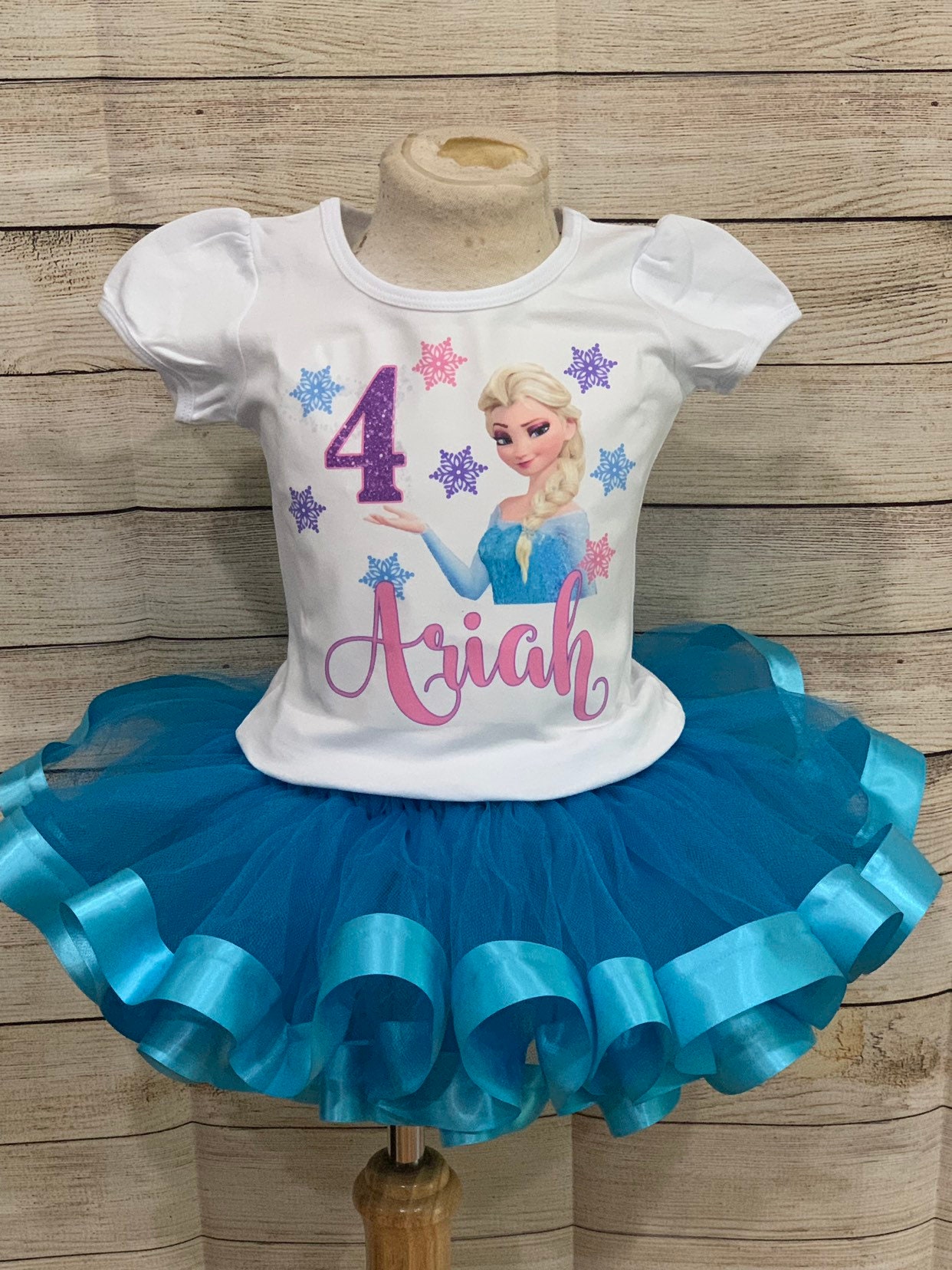 frozen birthday tutu