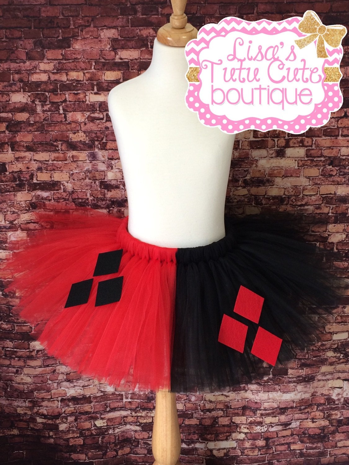 Teen/Adult Harley Quinn/Jester tutu. Available in plus size | Etsy