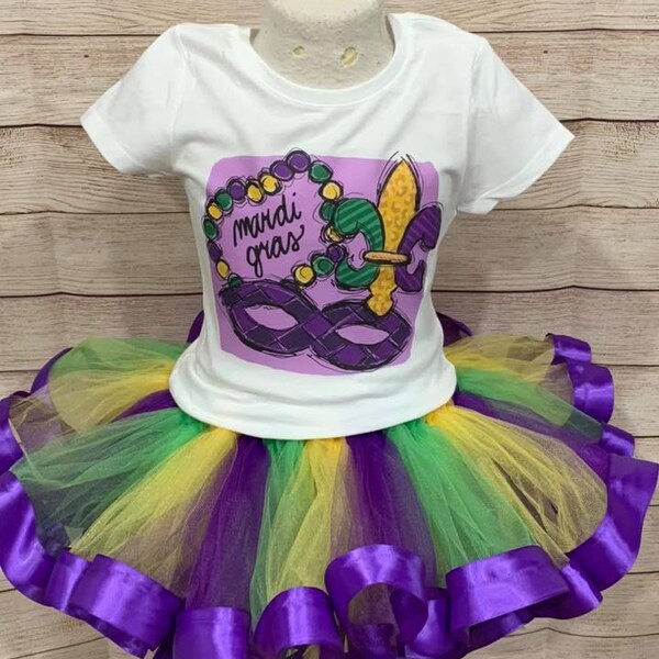 Mardi Gras Tutu Set