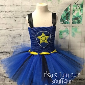 police tutu, police costume, police dress up, police halloween costume, girl police costume