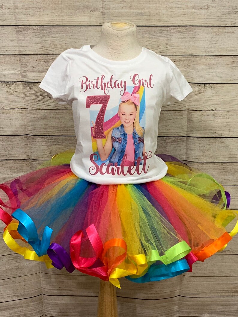 birthday shirt and tutu