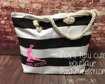Dance tote, Dance Bag, Teacher gift, Dance Teacher gift, Dancer gift, Team bag, Team gift, Dancer tote, Dancer bag, Recital tote Recital bag