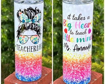 Teacher Life 20oz Sublimation Tumbler - Keep Your Drink Stylishly Secu –  Gifts by Nani & Co.