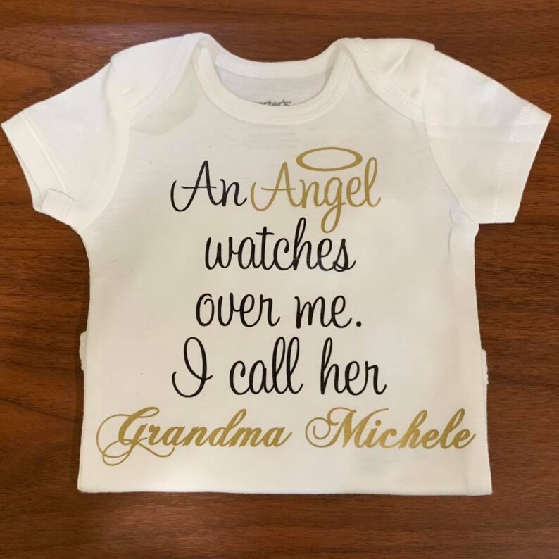 an angel watches over me in memory photo prop in memory newborn shirt newborn in memory shirt in memory bodysuit