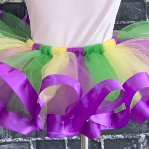 mardi gras tutu, mardi gras birthday tutu, mardi gras skirt, jester skirt, jester tutu, children&#39;s mardi gras tutu, adult mardi gras tutu