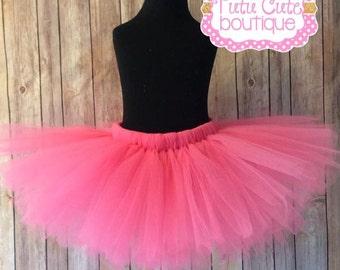 Pink tutu, hot pink tutu, pink birthday tutu, pink smash cake tutu, smash cake tutu,