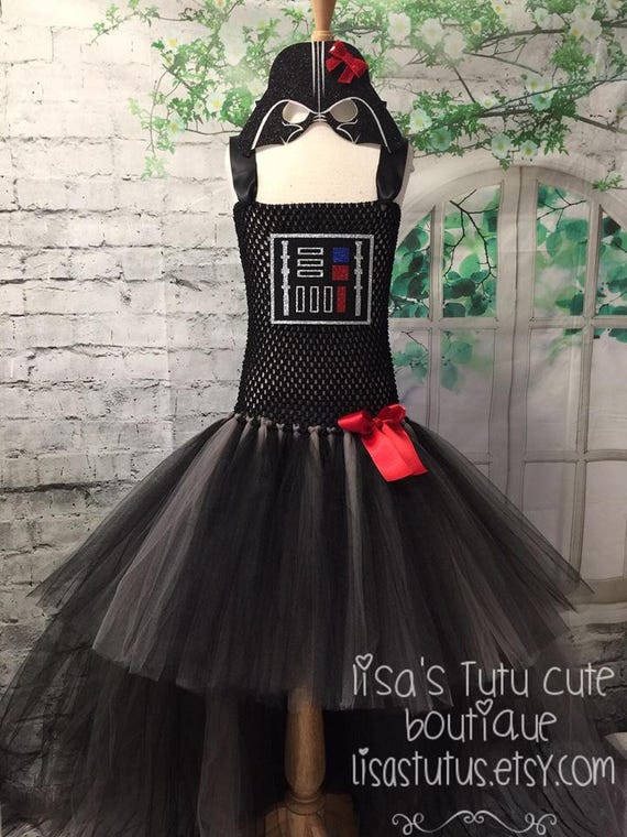 Darth Vader Tutu Darth Vader Dress Darth Vader Costume Etsy