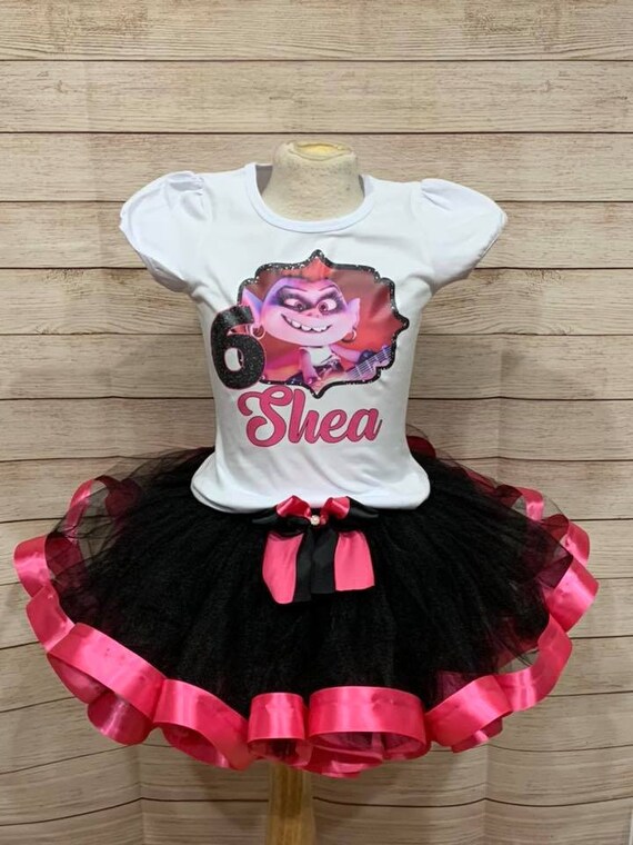 trolls tutu birthday outfit