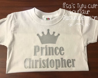 prince shirt, prince birthday shirt, prince newborn shirt, prince newborn photo shirt, prince toddler shirt, prince infant shirt