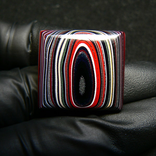 Genuine 1980's Fordite Cabochon, Hand Cut in the UK