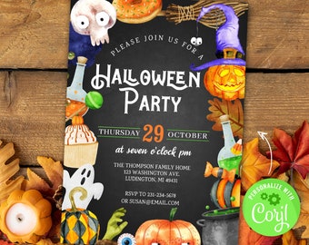 Halloween Potluck Etsy