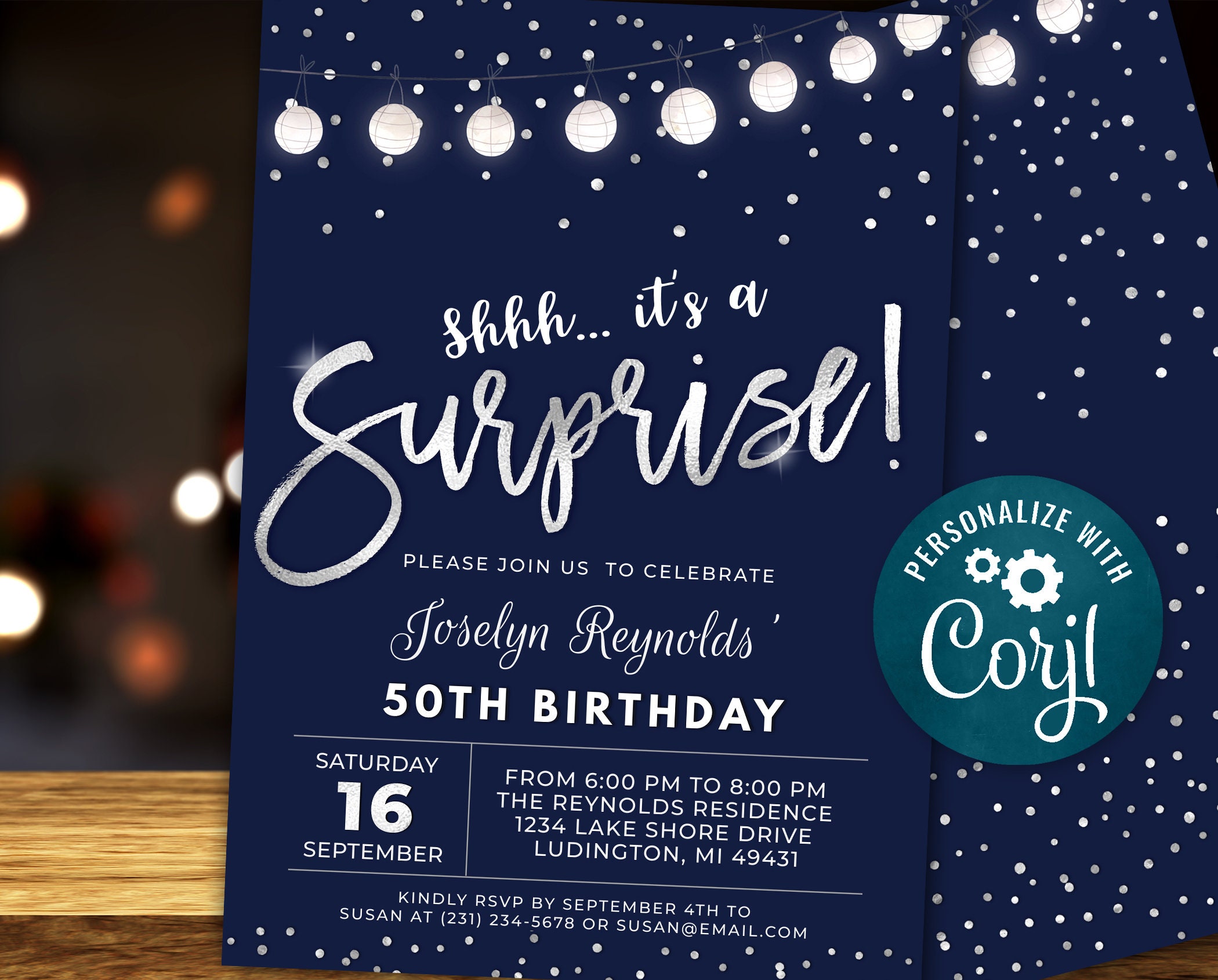 Free Printable Surprise Birthday Invitation Templates Canva, 40% OFF