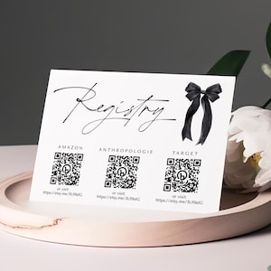 Tying the Knot Registry Card - Etsy