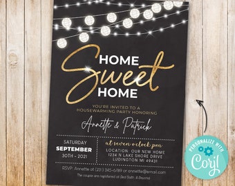 Housewarming Invitation Home Sweet Home New House Invite - Etsy New Zealand Housewarming Invitation Home Sweet Home New House Invite - Etsy New Zealand