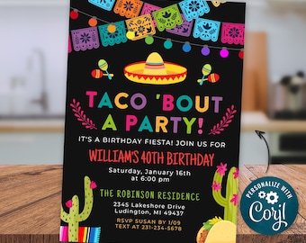 Fiesta invitations on sale