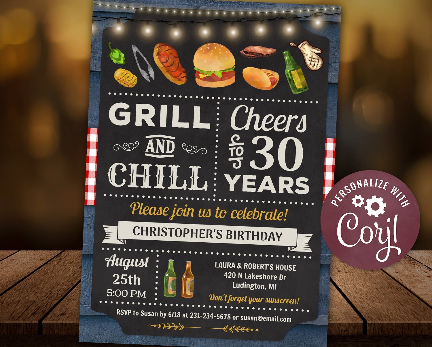 Barbecue birthday party deals