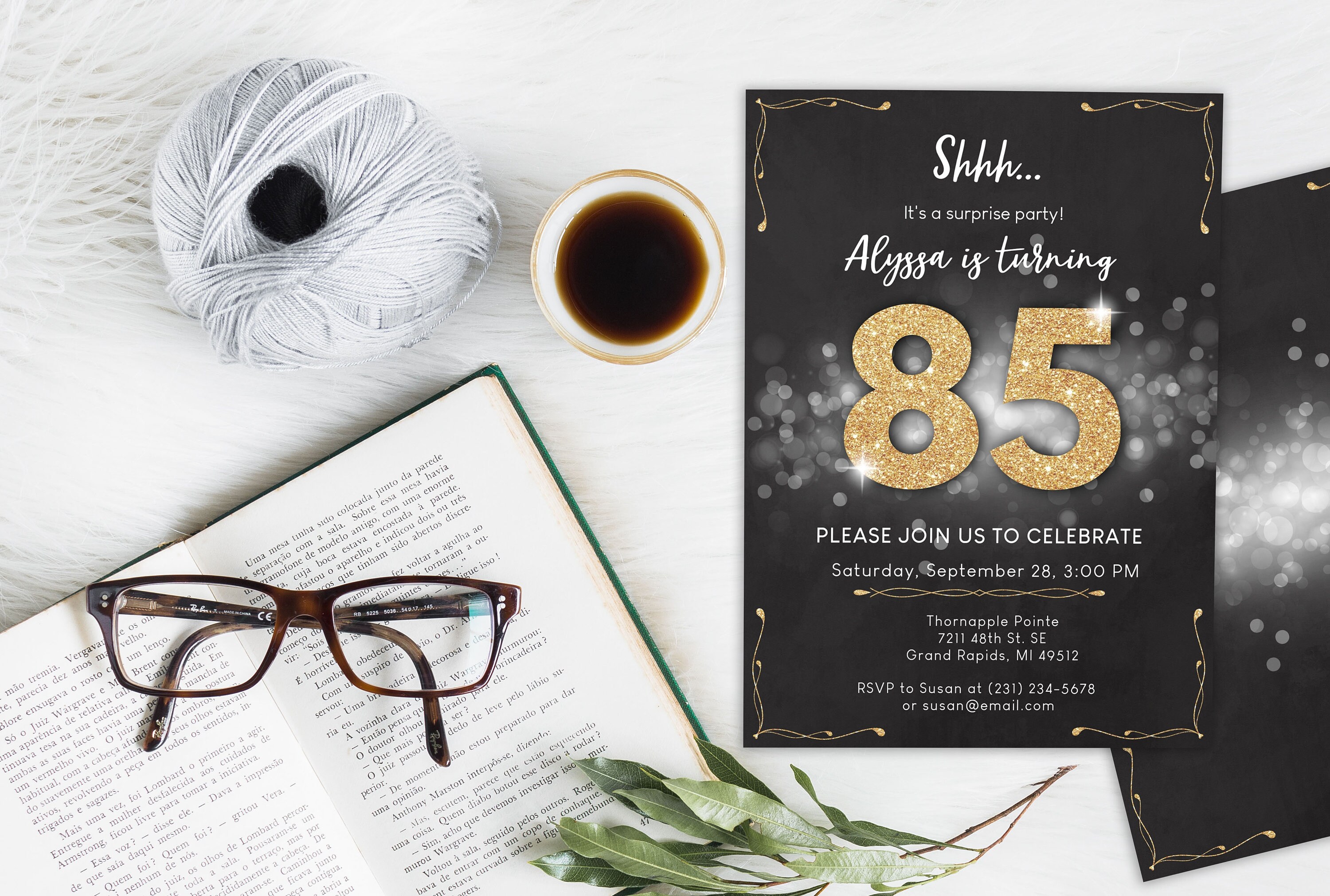 Surprise 85th Birthday Invitation EIGHTY FIVE Invite Party Etsy surprise-85th-birthday-invitation-eighty-five-invite-party-etsy