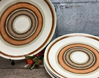 Vintage Royal Ironstone 6 saucers Santa Fe Set of 2 Vintage Royal Ironstone 6 saucers Santa Fe Set of 2