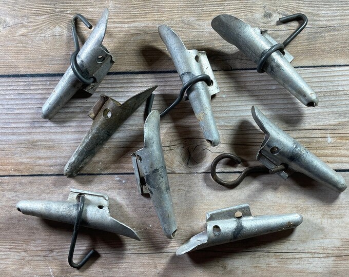 Vintage Maple Syrup Taps / Tree Spiles W/bucket Hooks Craft Supplies