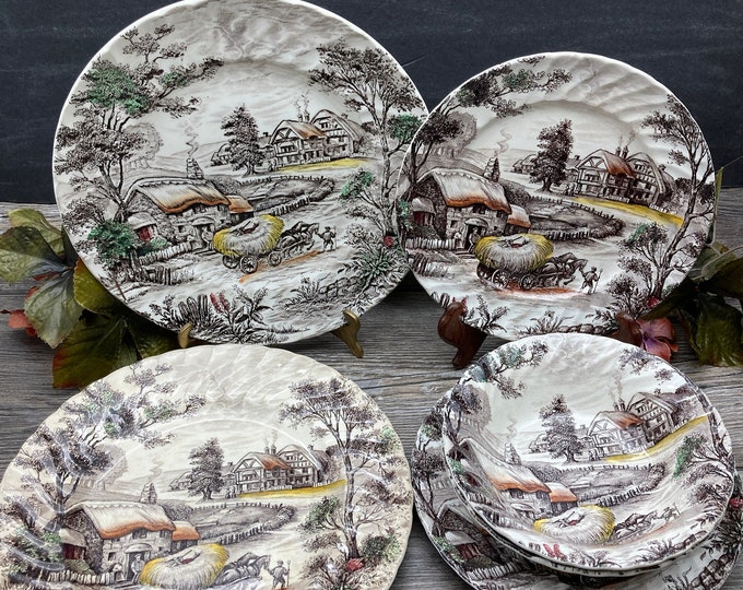 YORKSHIRE Ironstone Made in Staffordshire England Brown / Etsy