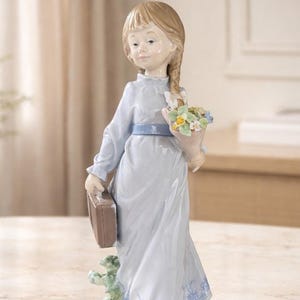 Lladro Figurine School Days 7604 - Etsy