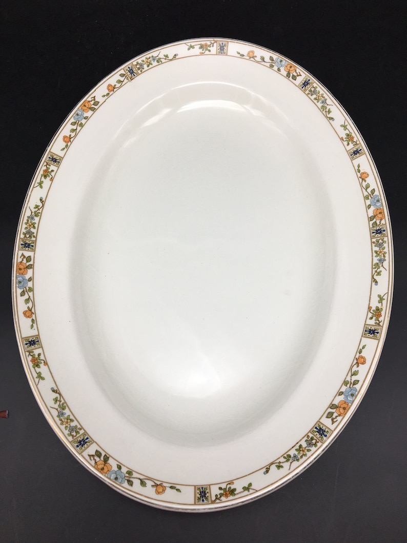 Vintage Johnson Brothers China 16 Platter JB71 Pattern Etsy