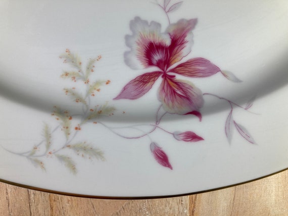 1950s Rosenthal Orchid China: Bavaria Gold Rim Serving Pieces - Etsy