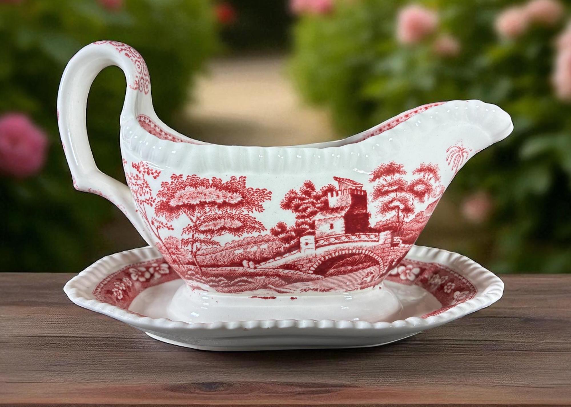 Copeland Spode Tower Red - Etsy