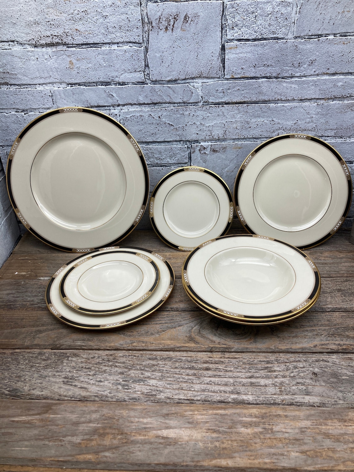 RARE LENOX Presidential Collection Hancock Pattern Dinner Etsy