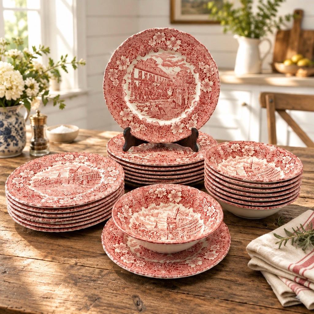ロイヤルチューダー　食器セット Royal Tudor Ware Tea Set - Etsy