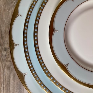 LENOX Royal Arcade / Beaded Majesty Patterns ~ Dinner / Luncheon  / Salad / Bread Plate / Serving Bowl ~Holiday Table Wedding China USA Made