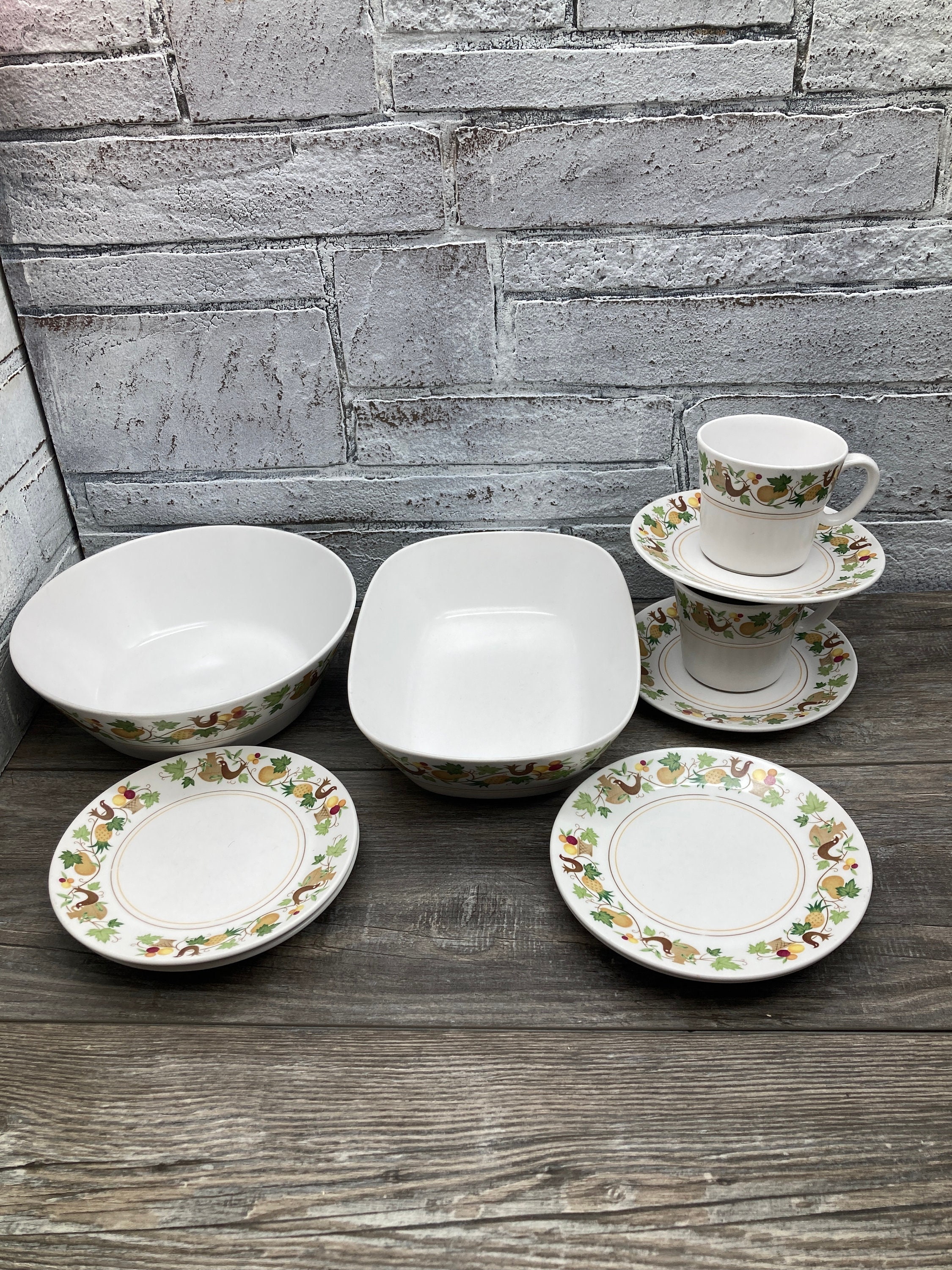 S #9002 VINTAGE NORITAKE PROGRESSION CHINA "HOMECOMING" 10 3/8" DINNER PLATE S #9002 VINTAGE NORITAKE PROGRESSION CHINA "HOMECOMING" 10 3/8" DINNER PLATE