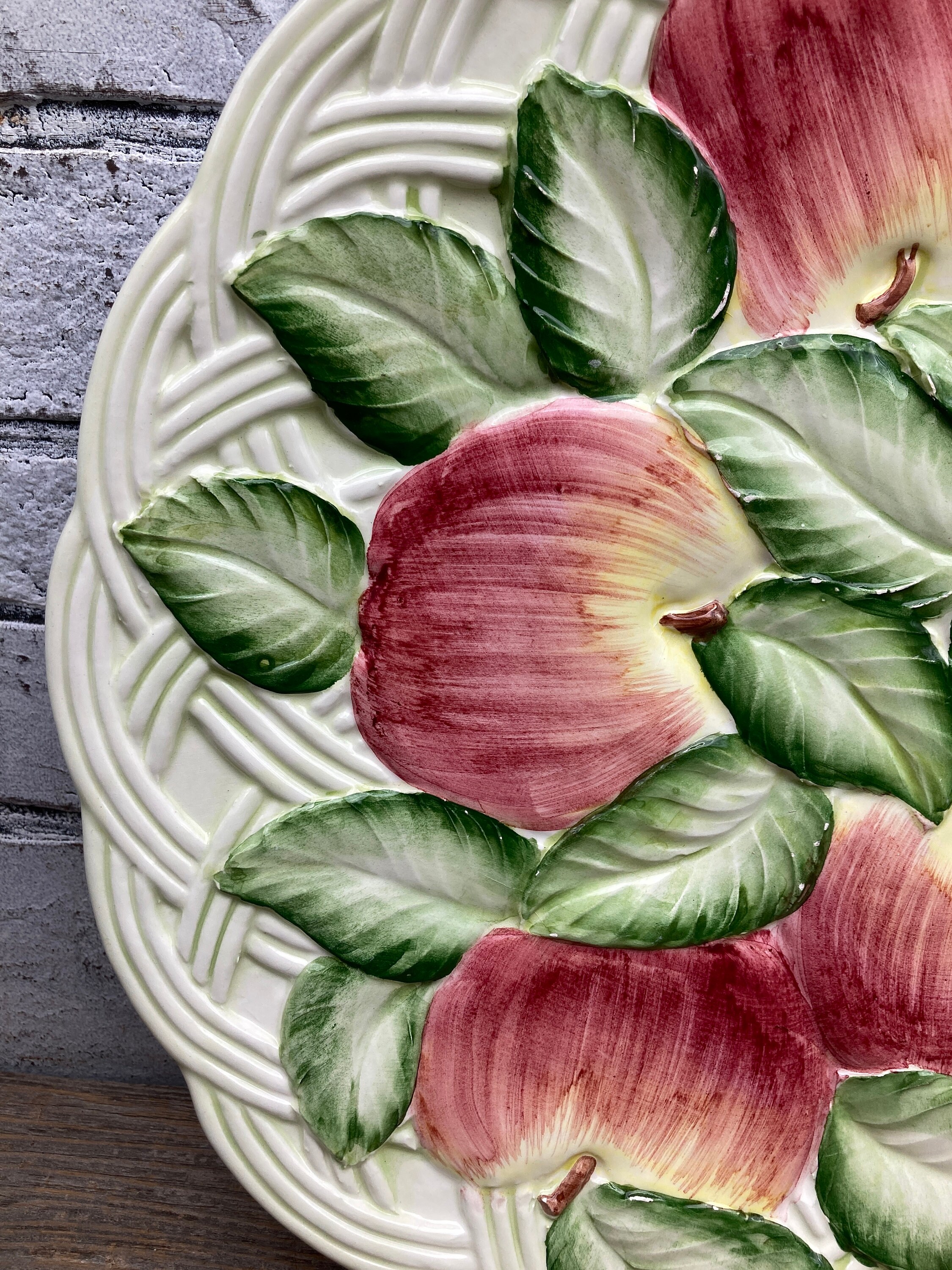 13 Round Serving Platter Made in Italy Hand Etsy