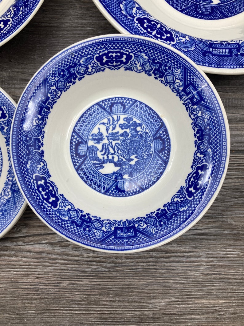 BLUE WILLOW Willow Ware Royal China Made in USA Vintage Etsy