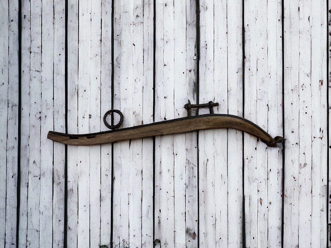 Antique / Vintage Iron and Wooden Horse Hame / Harness farm Salvage