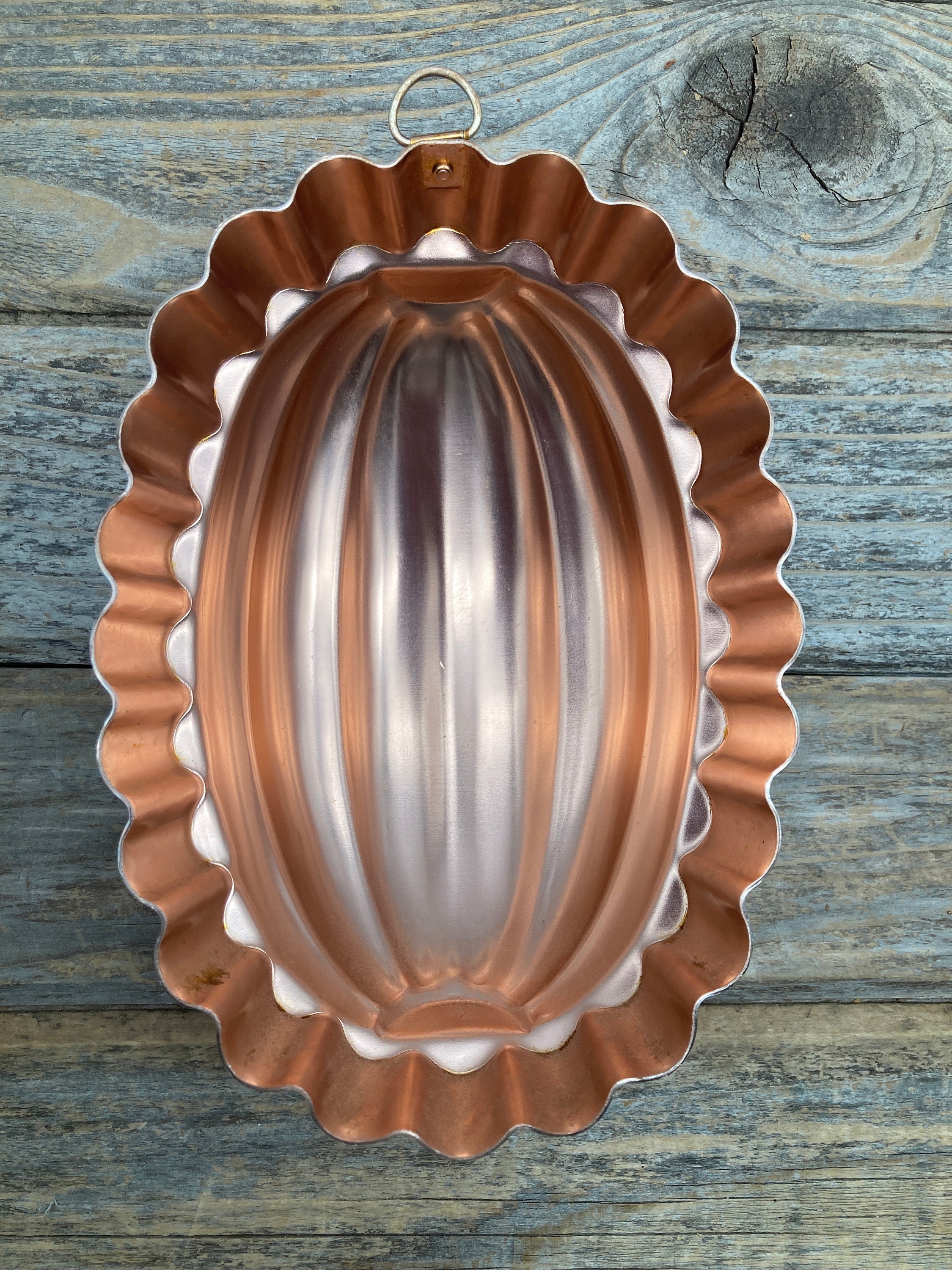 Vintage Copper Toned Metal Molds Set of 3 Jello Molds Baking Etsy