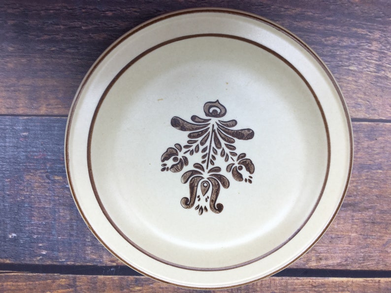 CLEARANCE 1980s Pfaltzgraff Stoneware Village Pattern Salad Etsy