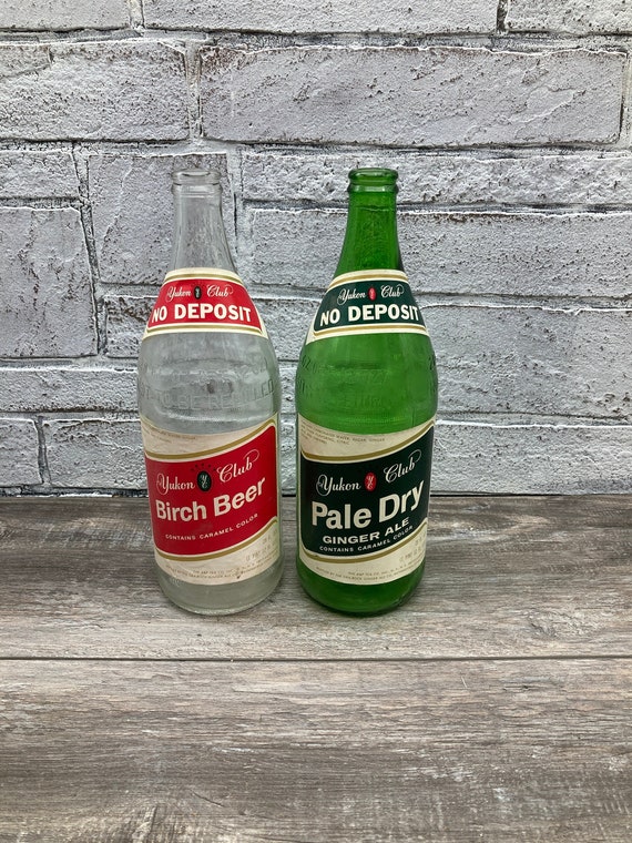 Vintage Yukon Club Beverage Bottles ginger Ale OR Birch Beer ...
