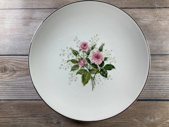 Queen's Rose China: Royal China Pink Roses, Platinum Trim, USA - Etsy