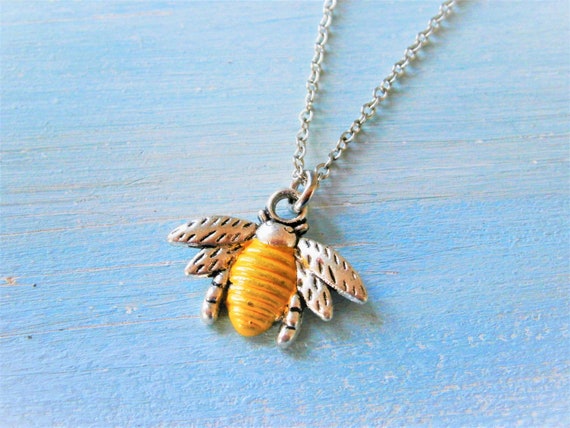 Bumble Bee sterling silver necklace | The Silver Studio Scotland