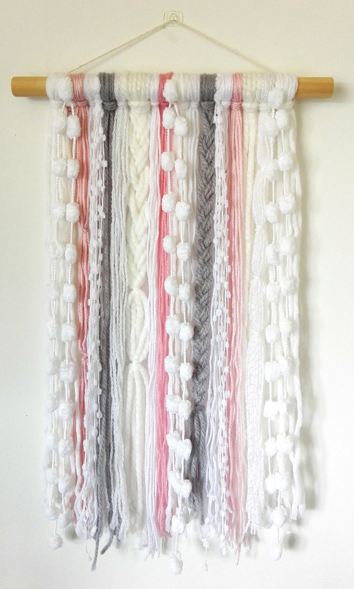 Boho Yarn Wall Hanging/wall Decor/boho Girl/dorm Decor/decor/tapestry