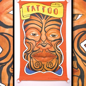 Tattoo Sideshow Banner Print 11 x 14