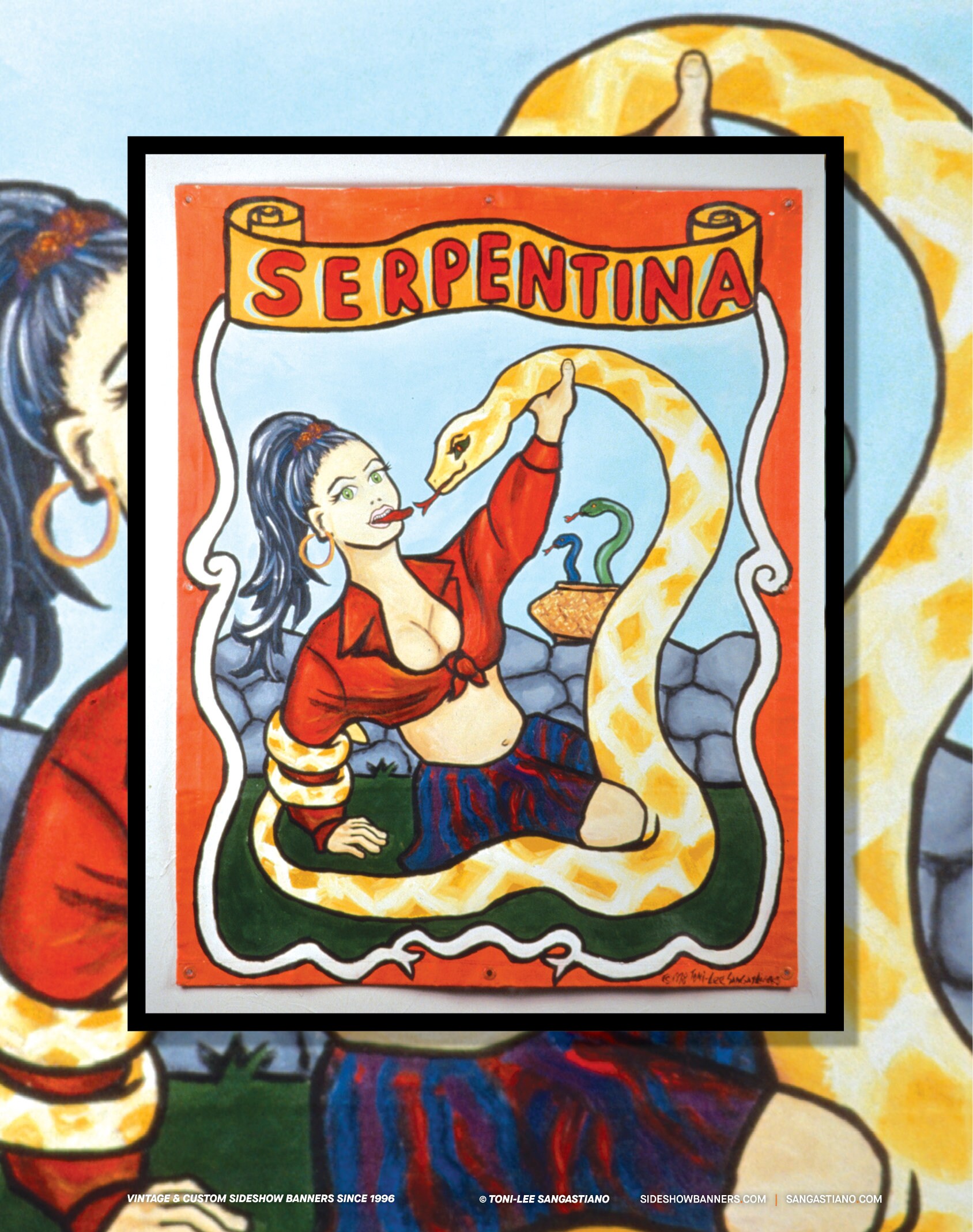 Sideshow Posters Sjablonen Positively Alive! Vintage Sideshow Banners