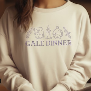 Gale BG3 Sweatshirt | Gale Dinner Sweatshirt Unisex Heavy Blend™ Crewneck Sweatshirt in 5 Colors | Inspired by Baldur&#39;s Gate 3